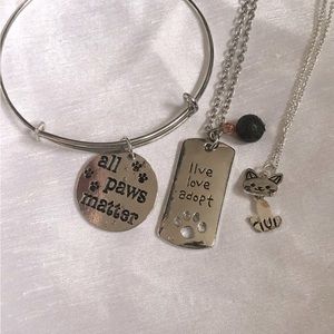Cat Themed Jewelry Lot